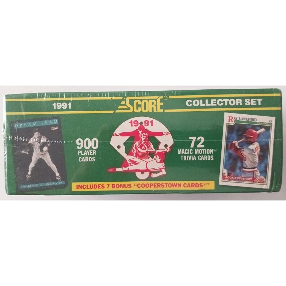 '91 SCORE Collectors Set Factory Sealed 900 Player Cards 72 Magic Motion Trivia - Picture 3 of 11